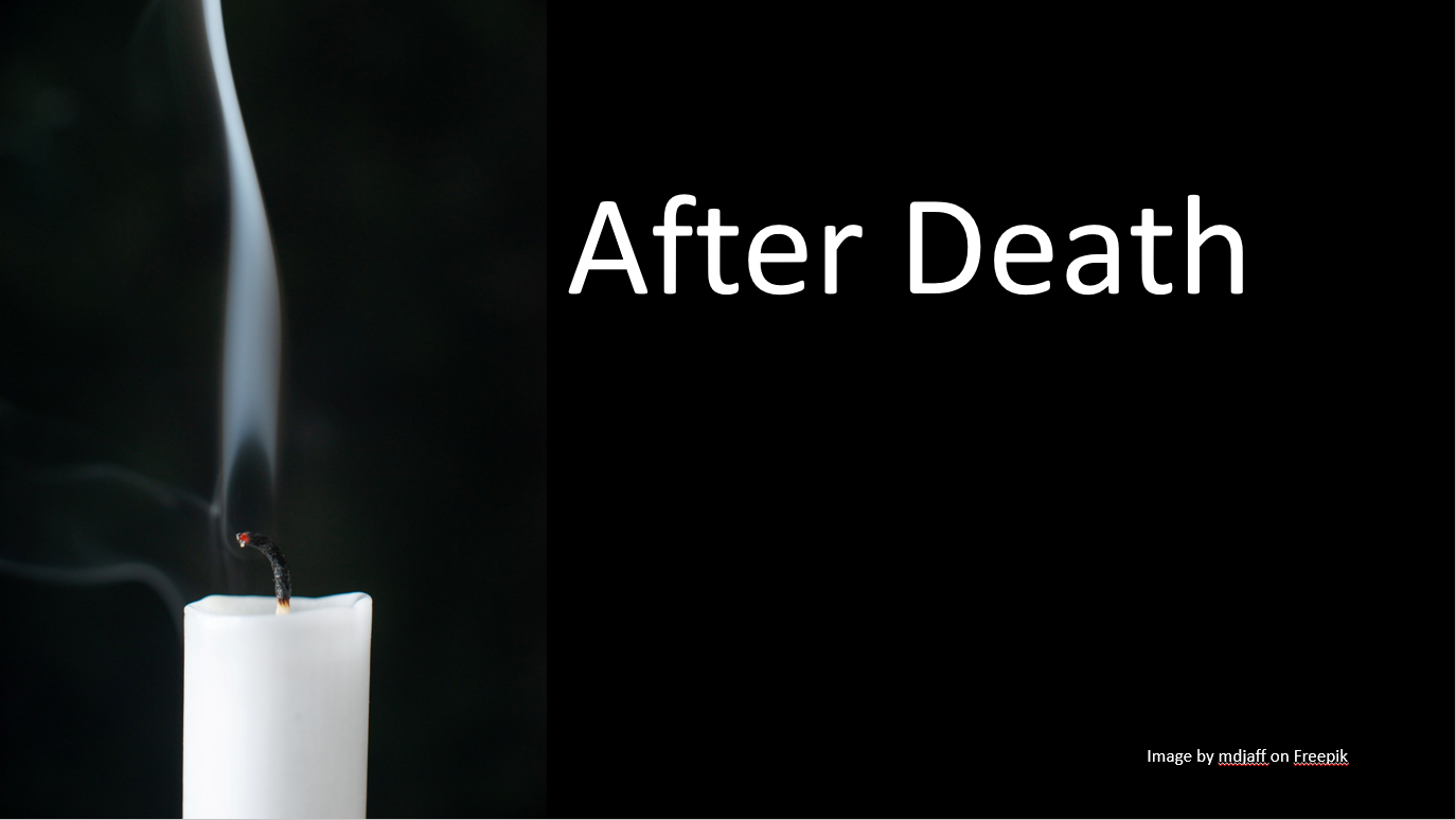 Picture of a candle that has just gone out with a curl of smoke rising from it.