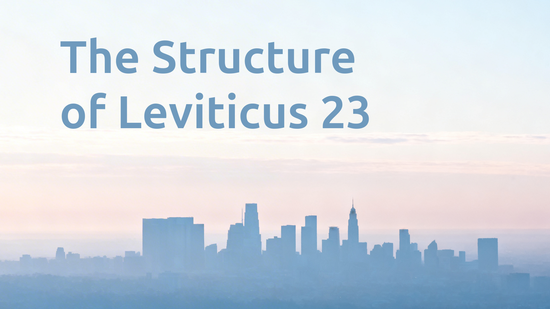 A picture of the skyline of a large city.