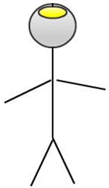 Stick Man w/Conscience